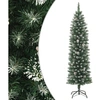 Image de Sapin de Noël artificiel mince avec support 240 cm PVC