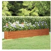 Image de Lit surélevé de jardin rouillé 320x40x45 cm acier corten