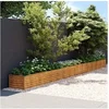 Image de Lit surélevé de jardin 580x50x36 cm acier corten 151980