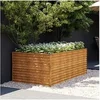 Image de Lit surélevé de jardin 196x100x69 cm acier corten