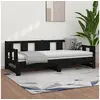 Image de Lit leandre 193.5 x 181 x 69.5 cm en bois sommier a lattes pour 2 personnes de couleur