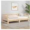 Image de Lit coulissant sans matelas bois de pin massif 2x(90x190) cm