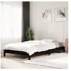 Image de Bed stapelbaar 75x190 cm massief grenenhout zwart820411
