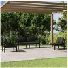 Image de Salon de jardin modulable aluminium 4 personnes 4 pieces