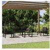 Image de 5 pieces 4 personnes aluminium salon de jardin modulable x 70 x 64.5 gris
