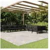 Image de Salon de Jardin 10 pcs avec Coussins Mobilier de Patio Ensemble de Meubles de Terrasse Mobilier d'Extérieur Aluminium 3107827