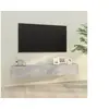 Image de Meubles TV 2 pcs Gris béton 100x30x30 cm Bois d ingénierie