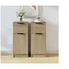 Image de Buffets 2 pcs Chêne Sonoma 30x30x70 cm Bois d'ingénierie811122