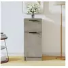 Image de Buffet Gris béton 30x30x70 cm Bois d ingénierie