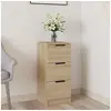 Image de Buffet Chêne sonoma 30x30x70 cm Bois d ingénierie