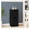 Image de Buffet noir 30x30x70 cm bois d ingénierie