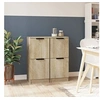 Image de Buffets 2 pcs Chêne Sonoma 30x30x70 cm Bois d'ingénierie811176