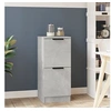 Image de Buffet Gris béton 30x30x70 cm Bois d'ingénierie811177