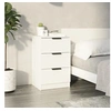 Image de Table de chevet Blanc 40x36x65 cm