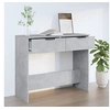 Image de Table console Gris béton 90x36x75 cm Bois d ingénierie