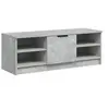 Image de Meuble TV Gris béton 102x35,5x36,5 cm Bois d'ingénierie