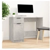 Image de Bureau Gris béton 100x50x75 cm Bois d'ingénierie