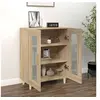 Image de Buffet chêne sonoma 69,5x34x90 cm bois d'ingénierie