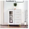 Image de Buffet blanc 69,5x34x90 cm bois d'ingénierie812204