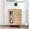 Image de Buffet Armoire Latérale Organisateur de Maison Meuble de Rangement Armoire de Salle de Séjour Chêne Sonoma 69,5x34x90 cm Bois d'Ingénierie
