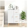 Image de Buffet Blanc 69,5x34x90 cm Bois d ingénierie