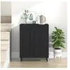 Image de Buffet Noir 69,5x34x90 cm Bois d ingénierie