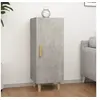 Image de Buffet Gris béton 34,5x34x90 cm Bois d ingénierie