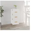 Image de Buffet blanc 34,5x34x90 cm bois d'ingénierie