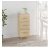 Image de Buffet Chêne sonoma 34,5x34x90 cm Bois d ingénierie