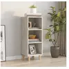 Image de Buffet Gris béton 34,5x32,5x90 cm Bois d'ingénierie