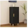 Image de Buffet Noir 34,5x34x90 cm Bois d ingénierie