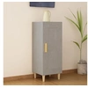 Image de Buffet Gris béton 34,5x34x90 cm Bois d ingénierie