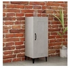 Image de Buffet Gris béton 34,5x34x90 cm Bois d ingénierie