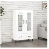 Image de Buffet Blanc 70x31x115 cm Bois d'ingénierie