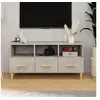 Image de Meuble TV gris béton 102x36x50 cm bois d'ingénierie812604