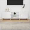 Image de Meuble TV Blanc 150x30x50 cm Bois d ingénierie