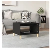 Image de Table basse Noir 60x50x40 cm Bois d ingénierie