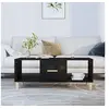 Image de Table basse noir 102x50x40 cm bois d'ingénierie812691