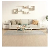 Image de Tables basses 2 pcs blanc brillant 50x50x40cm bois d ingénierie