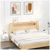 Image de Tables de chevet murales 2 pcs blanc 35x35x20 cm812853