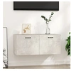 Image de Wandkast 80x36,5x35 cm bewerkt hout betongrijs812937