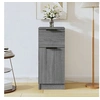 Image de Buffet Sonoma gris 30x30x70 cm Bois d ingénierie