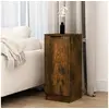 Image de Dressoir 30x30x70 cm bewerkt hout gerookt eikenkleurig817006