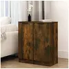 Image de Buffets 2 pcs Chêne fumé 30x30x70 cm Bois d'ingénierie817007