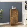 Image de Buffet Chêne fumé 30x30x70 cm Bois d ingénierie