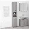 Image de Armoire de bain Sonoma gris 32x34x188,5 cm Bois d ingénierie