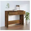 Image de Table console Chêne fumé 90x36x75 cm Bois d ingénierie