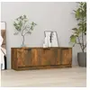 Image de Meuble TV Chêne fumé 102x35x36,5 cm Bois d'ingénierie817081