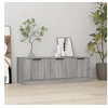 Image de Meuble TV Sonoma gris 102x35x36,5 cm Bois d ingénierie