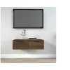 Image de Wandkast 68x30x20 cm bewerkt hout bruin eikenkleur817095